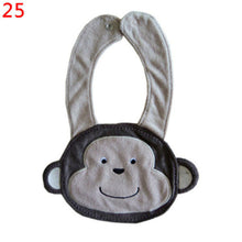 Baby Bibs Animals Waterproof Cotton Saliva Towel Kids Infant Lunch BibJFY66