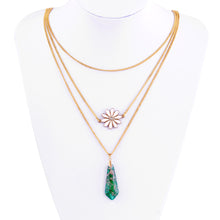 multilayer gold plated statement necklace choker pendant jewelry for women gift girls TIML66