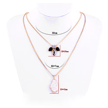 multilayer gold plated statement necklace choker pendant jewelry for women gift girls TIML66