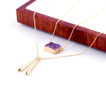 multilayer gold plated statement necklace choker pendant jewelry for women gift girls TIML66