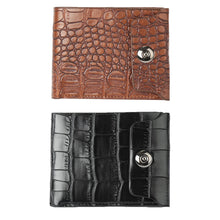 Men Wallets PU Leather Crocodile Emboss Purse With ID Credit Card Holder BlackCoffee Invisible Fastenings Carteira TIML66 TIML66