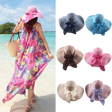 Hats Floppy Hat Wide Brim Bow Ornament Sun Hat Foldable Beach Cap Women TIML66 TIML66