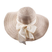 hats for women floppy hat wide brim bow ornament sun hat foldable beach cap women TIML66