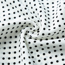 women blouse polka dot peter pan collar sleeveless lace asymmetric hem loose top white TIML66