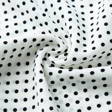 Women Blouse Polka Dot Peter Pan Collar Sleeveless Lace Asymmetric Hem Loose Top White TIML66 TIML66