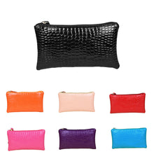 women clutch bag crocodile patent leather wrist strap zipper wallets casual coin purse dollar price TIML66