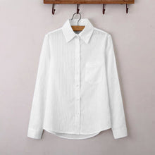 women shirt turn down neck stand collar long sleeve button formal casual blouse ol ladies office women tops blusas TIML66