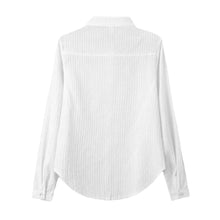 women shirt turn down neck stand collar long sleeve button formal casual blouse ol ladies office women tops blusas TIML66