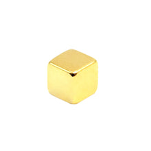 golden magnetic cubes 5 mm 4 pieces ndfeb magnets magnetic cube puzzle educational kids toys magnetic balls forchildren TIML66