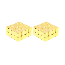 golden magnetic cubes 5 mm 4 pieces ndfeb magnets magnetic cube puzzle educational kids toys magnetic balls forchildren TIML66