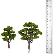 handcrafted tree model architectural model for train layout garden scenery scene wargame landscape 10pcs plastic model trees TIML66
