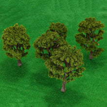 handcrafted tree model architectural model for train layout garden scenery scene wargame landscape 10pcs plastic model trees TIML66
