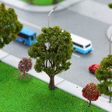 handcrafted tree model architectural model for train layout garden scenery scene wargame landscape 10pcs plastic model trees TIML66
