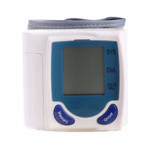 New Health Care Wrist digital lcd Blood Pressure Monitor Automatic Tonometer Meter For Measuring Pulse Rate PY7 TIML66