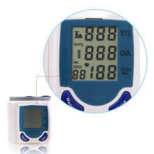 New Health Care Wrist digital lcd Blood Pressure Monitor Automatic Tonometer Meter For Measuring Pulse Rate PY7 TIML66