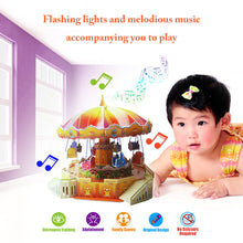 Kids Toys 3D Puzzle Amusement ParkFerris Wheel with Music and Lights 360-degree Rotating Puzzle DIY Educational Toys TIML66 TIML66