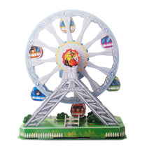 Kids Toys 3D Puzzle Amusement ParkFerris Wheel with Music and Lights 360-degree Rotating Puzzle DIY Educational Toys TIML66 TIML66