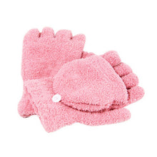 New Men Women Gloves Warm Half Finger Flip Knitted Mittens Glove 6 Colors  TIML66