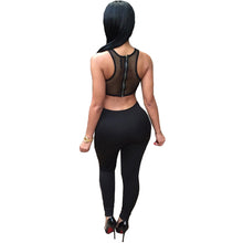 Rompers Womens Jumpsuits Sexy Mesh Cut Out Sleeveless Bodysuit Women Solid Playsuit Bodycon Jumpsuit Overalls Clubwear TIML66 TIML66