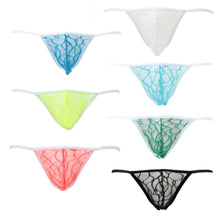 sexy mens bikini mesh briefs underpants thong sheer underwear u convex pouch low waist underwear TIML66