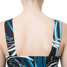 sexy women long dress print deep v neck backless elegant maxi dress bohemian party beach dress dark blue TIML66