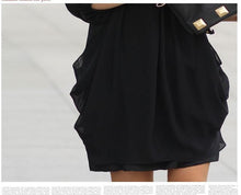 womens lady mini dress chiffon plus size women clothing office dresses roupas femininas 3xl TIML66