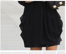 Women's Lady Mini Dress Chiffon Plus Size Women Clothing Office Dresses Roupas Femininas 3XL TIML66 TIML66