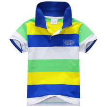 1-7Y Baby Children Boys Striped T-shirts Kids Tops S Tee Polo Shirts Clothing TIML66