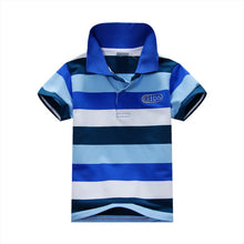 1-7Y Baby Children Boys Striped T-shirts Kids Tops S Tee Polo Shirts Clothing TIML66