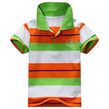 1-7Y Baby Children Boys Striped T-shirts Kids Tops S Tee Polo Shirts Clothing TIML66