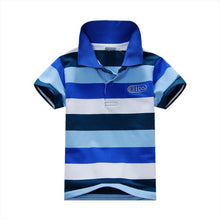 1~7 years baby children boys striped t-shirtss kids tops tee polo shirts clothing TIML66
