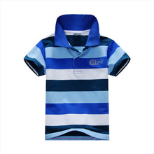 1~7 years baby children boys striped t-shirtss kids tops tee polo shirts clothing TIML66