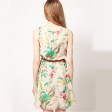 Women Chiffon Dress Floral Print Sleeveless Super Worthy Mini Tank Dress Ladies Dresses TIML66 TIML66