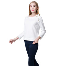 sweatshirt women tops long sleeve hoodies o neck loose tops casual pollover zipper basic suit TIML66