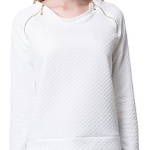 sweatshirt women tops long sleeve hoodies o neck loose tops casual pollover zipper basic suit TIML66