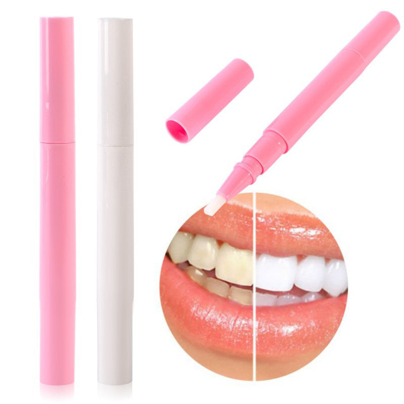 tooth whitening gel pen whitenercleaning bleaching kits dental teeth white pink color TIML66
