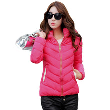 women parka long sleeve padded zipper hooded pockets outerwear plus size warm slim thick women coat l xxxl TIML66