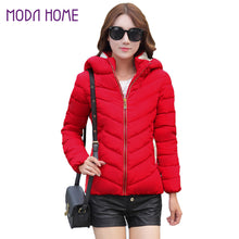 women parka long sleeve padded zipper hooded pockets outerwear plus size warm slim thick women coat l xxxl TIML66