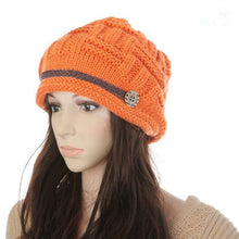 Women's Knit Cap Beanie Knit Baggy Hat Warm Ski Super Worthy Hat Cap Headwear Yellow  TIML66 TIML66
