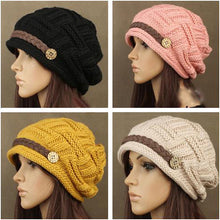 Women's Knit Cap Beanie Knit Baggy Hat Warm Ski Super Worthy Hat Cap Headwear Yellow  TIML66 TIML66