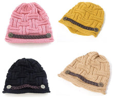 Women's Knit Cap Beanie Knit Baggy Hat Warm Ski Super Worthy Hat Cap Headwear Yellow  TIML66 TIML66