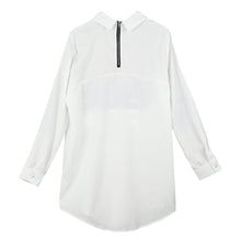 Women Blouses Vintage Retro Print Long Shirt Turn Down Collar Long Sleeve Shirt Casual Women Tops Blusas Plus size White TIML66 TIML66