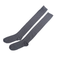 Girl Sexy Thigh High Stocking Over the Knee Cotton Stockings Opaque Knitted 4 Colors PY8 TIML66