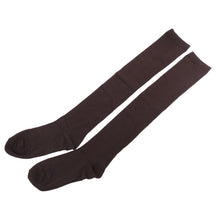 Girl Sexy Thigh High Stocking Over the Knee Cotton Stockings Opaque Knitted 4 Colors PY8 TIML66