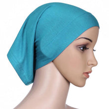 New Women Hijab Under Scarf Tuban Hair Bonnet Cap Bone Islamic Headscarf Head Cover 15 Colors PY4 TIML66