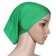 New Women Hijab Under Scarf Tuban Hair Bonnet Cap Bone Islamic Headscarf Head Cover 15 Colors PY4 TIML66