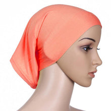 New Women Hijab Under Scarf Tuban Hair Bonnet Cap Bone Islamic Headscarf Head Cover 15 Colors PY4 TIML66