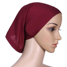 New Women Hijab Under Scarf Tuban Hair Bonnet Cap Bone Islamic Headscarf Head Cover 15 Colors PY4 TIML66