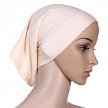 New Women Hijab Under Scarf Tuban Hair Bonnet Cap Bone Islamic Headscarf Head Cover 15 Colors PY4 TIML66