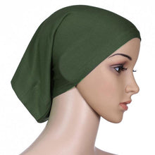 New Women Hijab Under Scarf Tuban Hair Bonnet Cap Bone Islamic Headscarf Head Cover 15 Colors PY4 TIML66